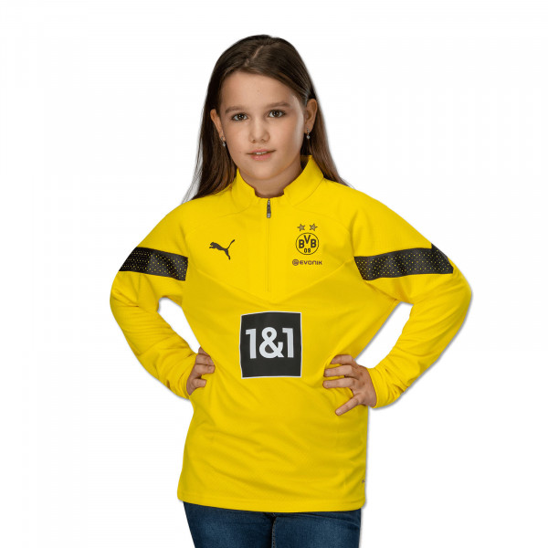 BVB training zip shirt 22/23 (yellow) kids