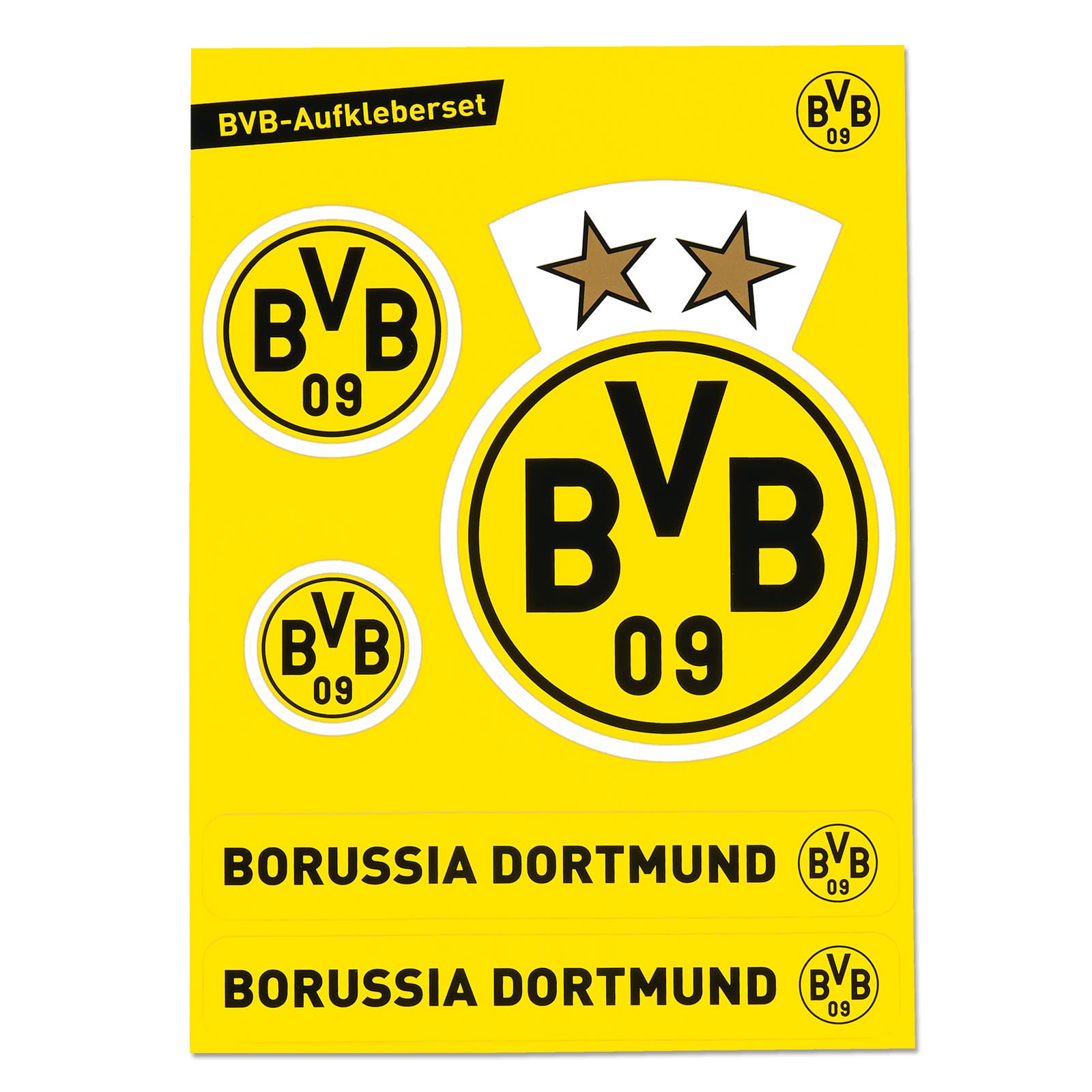 BVB Borussia Dortmund  3 Aufkleber Sticker 3,5 Fussball Bundesliga Fanartikel 