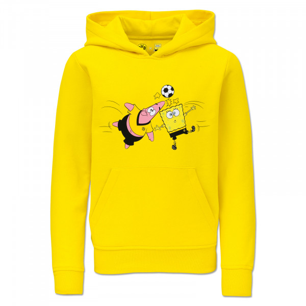 BVB SpongeBob hoodie for kids yellow
