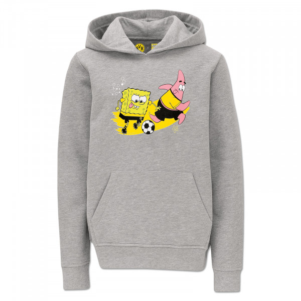BVB SpongeBob Hoodie for kids grey mel.