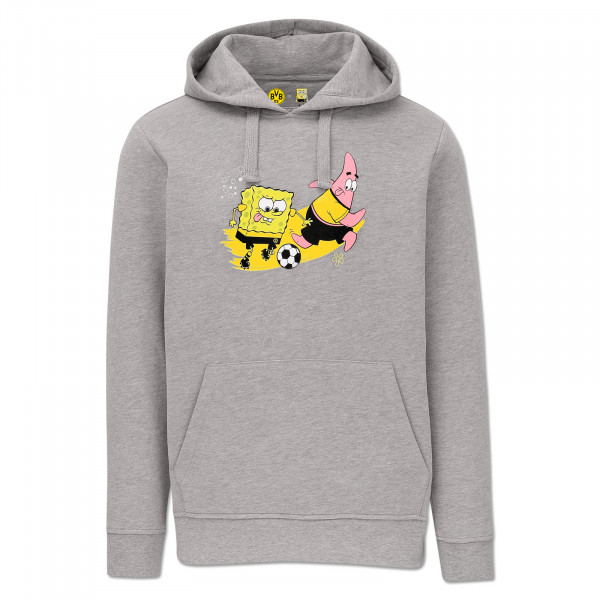 BVB SpongeBob hoodie for men grey mel.