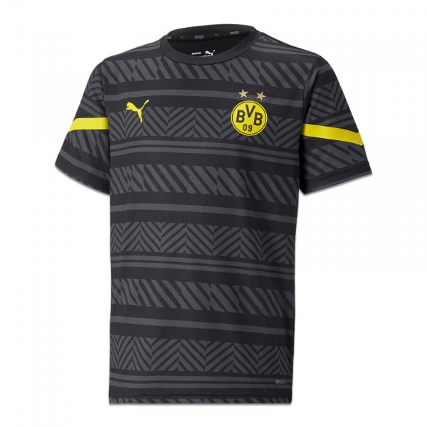 BVB Prematch Shirt Kids (black-yellow)