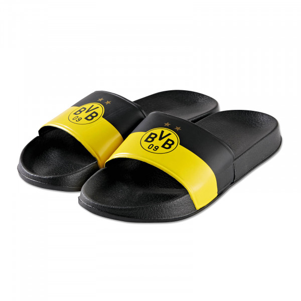BVB Flip Flops Black and Yellow