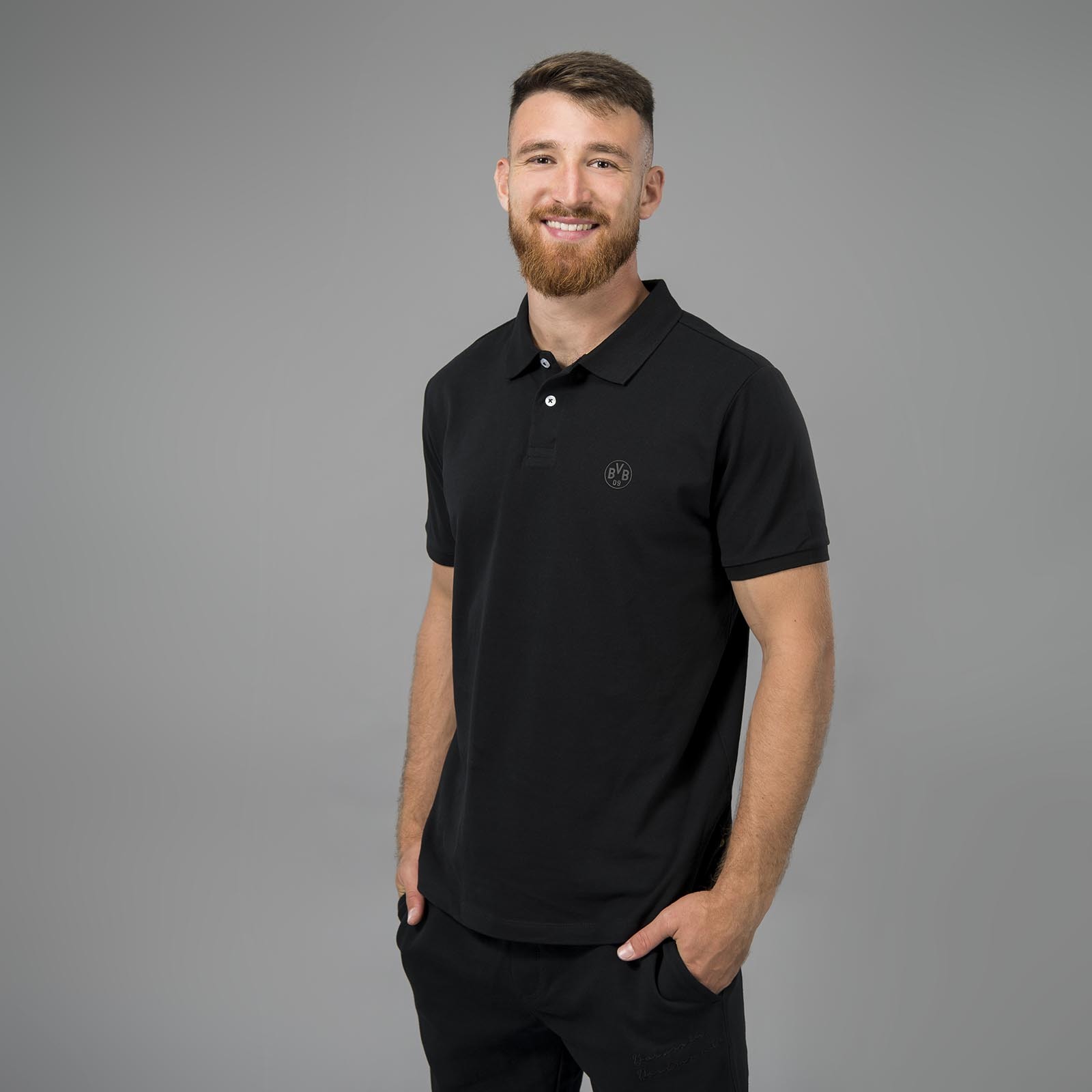BVB Polo Shirt Essential black | Men | Apparel | BVB Onlineshop