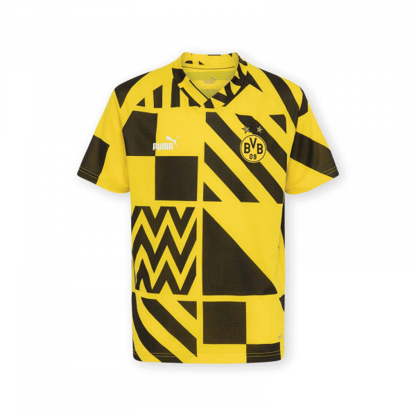 Camiseta BVB Prematch para niños (amarilla)