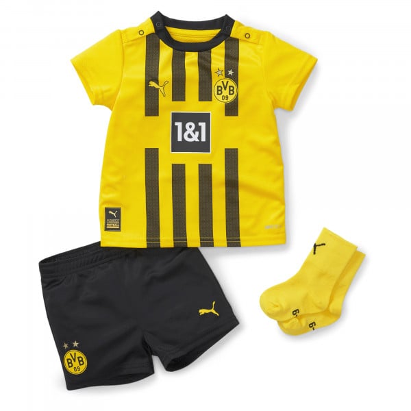 BVB jersey set (home) 22/23 for babies