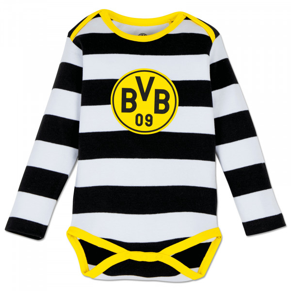 BVB baby bodysuit long-sleeved stripes