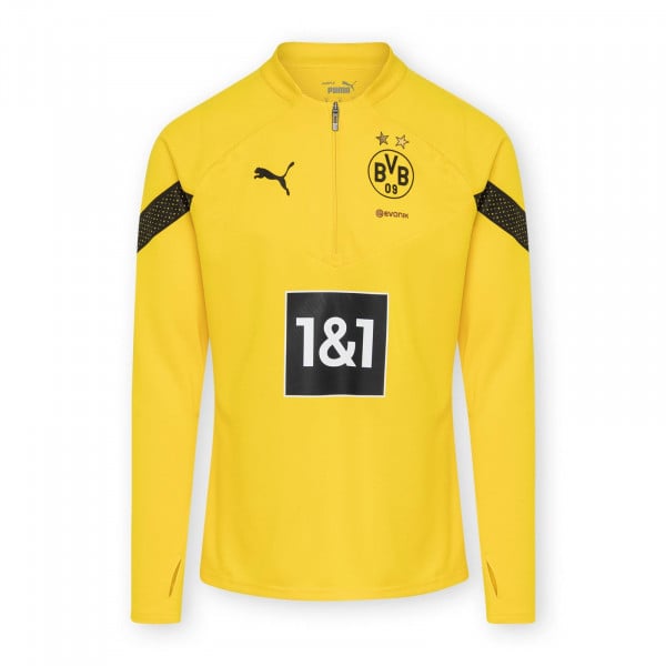 BVB训练用拉链衫22/23（黄）。